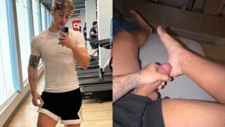 Nudes de Alex Mendes gozando e mostrando o pé