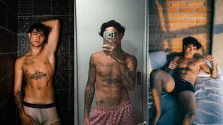 Nudes do influencer Aryan Almeida gozando muito