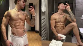 Famoso do OnlyFans Luca Price bate punheta nudes